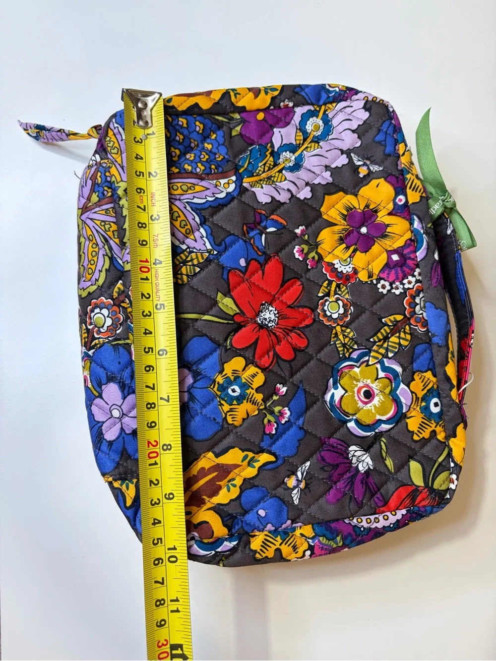 Vera Bradley Hanging Travel Organizer Gray Floral Butterfly NWOT